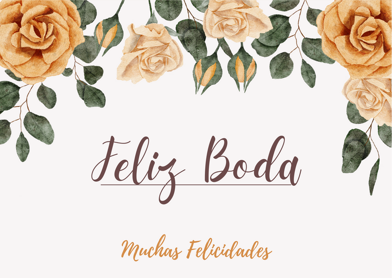 Gift Card Feliz Boda